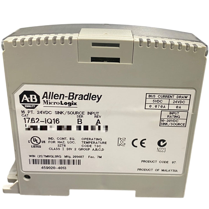 Allen Bradley 1762-iq16 Ser B