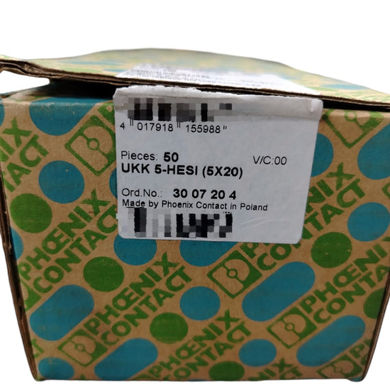 PHOENIX CONTACT UKK 5-HESI CLEMA PORTAFUSIBLE CON 49 PIEZAS