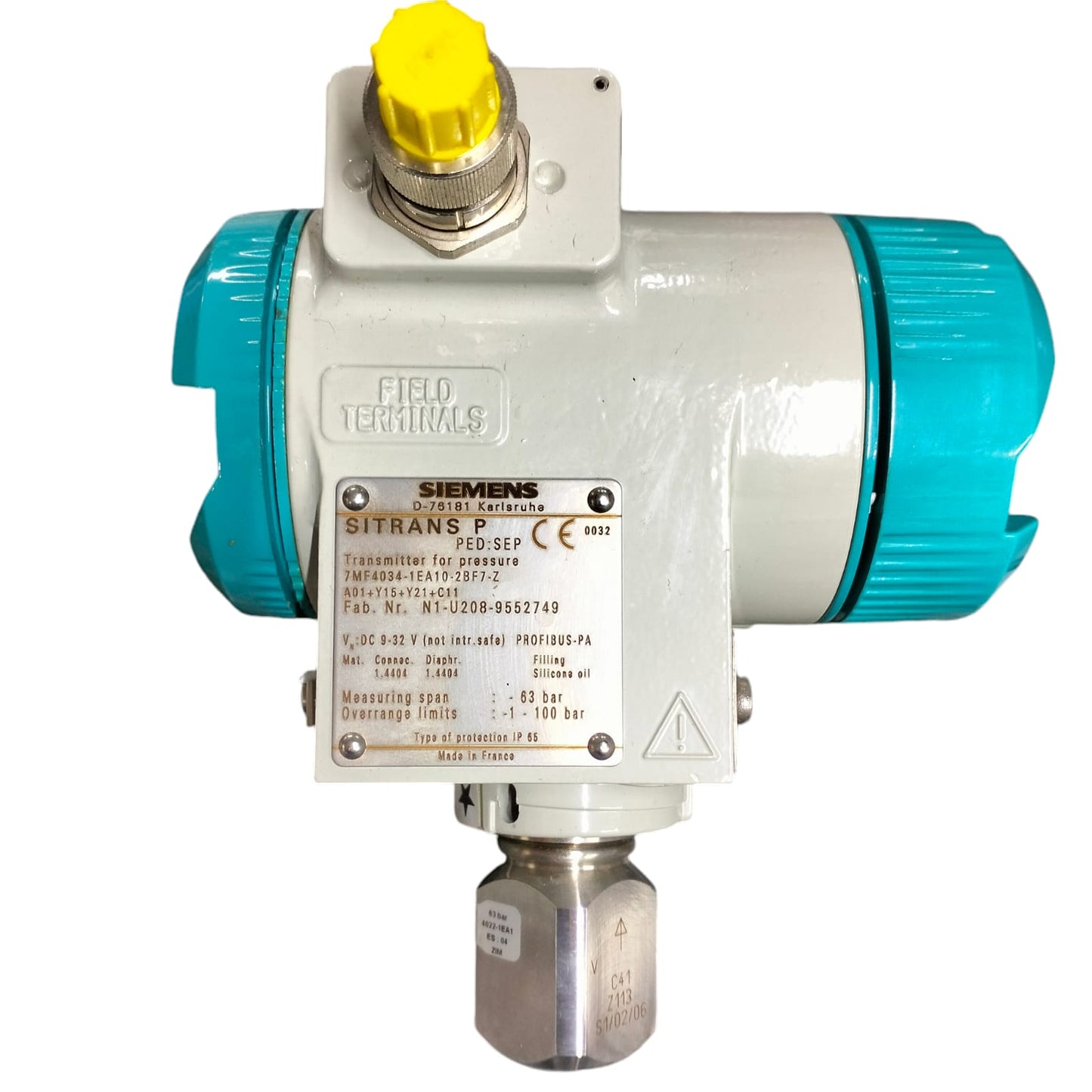 Siemens 7mf4034-1ea10-2bf7-z SITRANS P Transmisor de temperatura