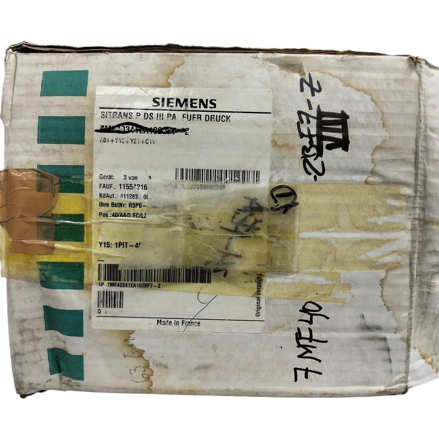 Siemens 7mf4034-1ea10-2bf7-z SITRANS P Transmisor de temperatura