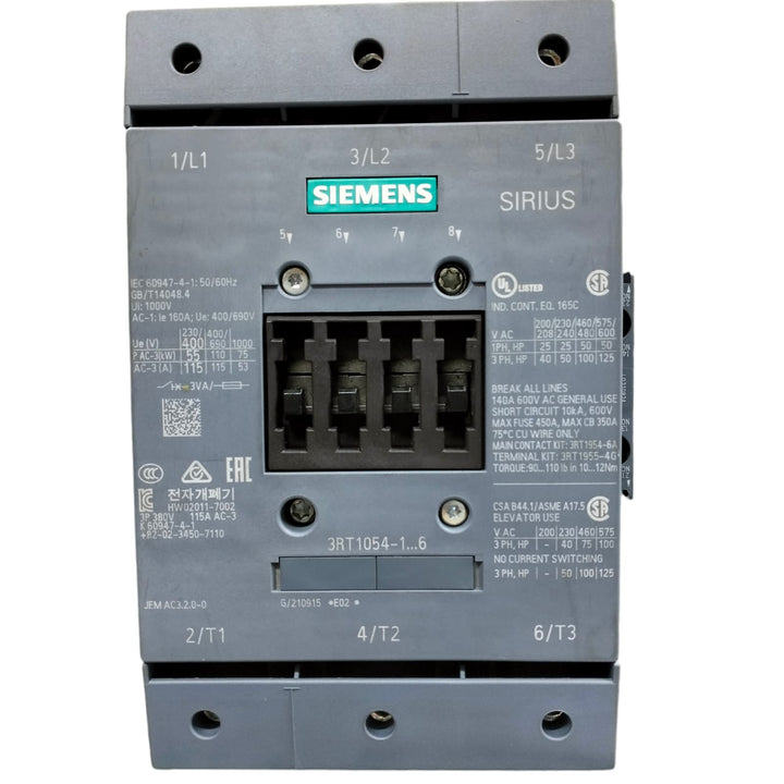 Siemens 3rt1054-1af36 + 3rh1921-1da11 (x2) SIRIUS
