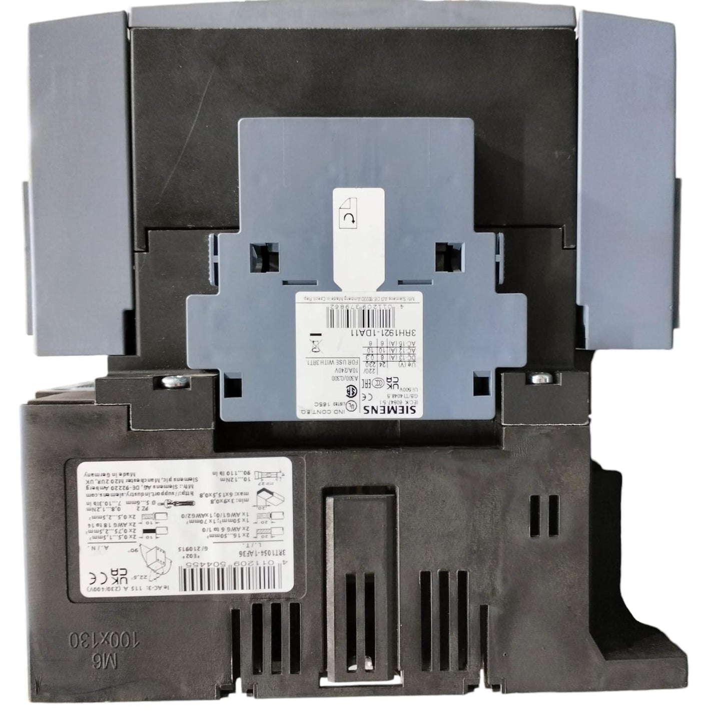 Siemens 3rt1054-1af36 + 3rh1921-1da11 (x2) SIRIUS