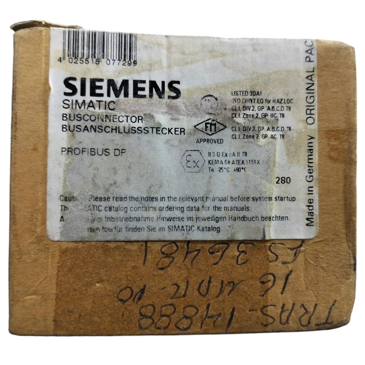 Siemens 6es7 972-0ba52-0xa0 SIMATIC