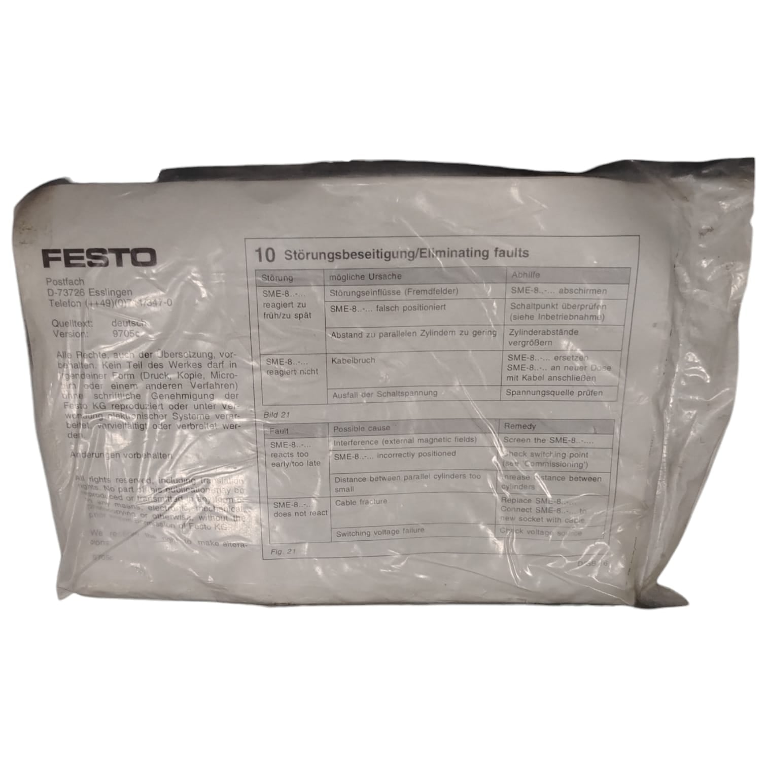 Festo 152820 SME-8-K-LED-230 Sensor de proximidad