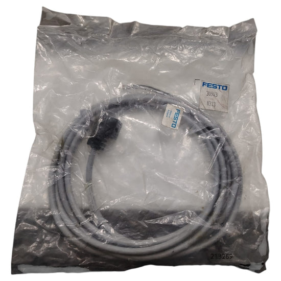 Festo 30943 KME-1-24-2.5-LED Conector tipo zócalo con cable