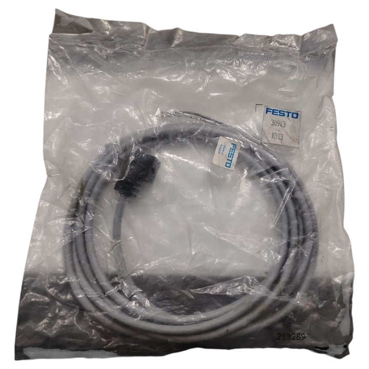 Festo 30943 KME-1-24-2.5-LED Conector tipo zócalo con cable