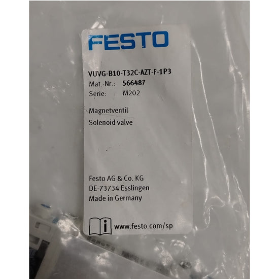 Festo VUVG-B10-T32C-AZT-F-1P3 Electroválvula