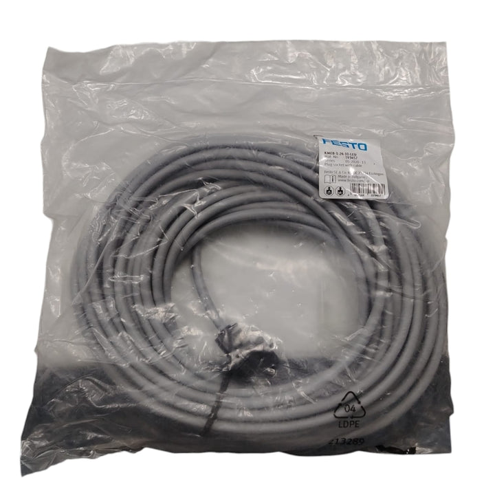Festo KMEB-1-24-10-LED Cable con conector tipo zócalo