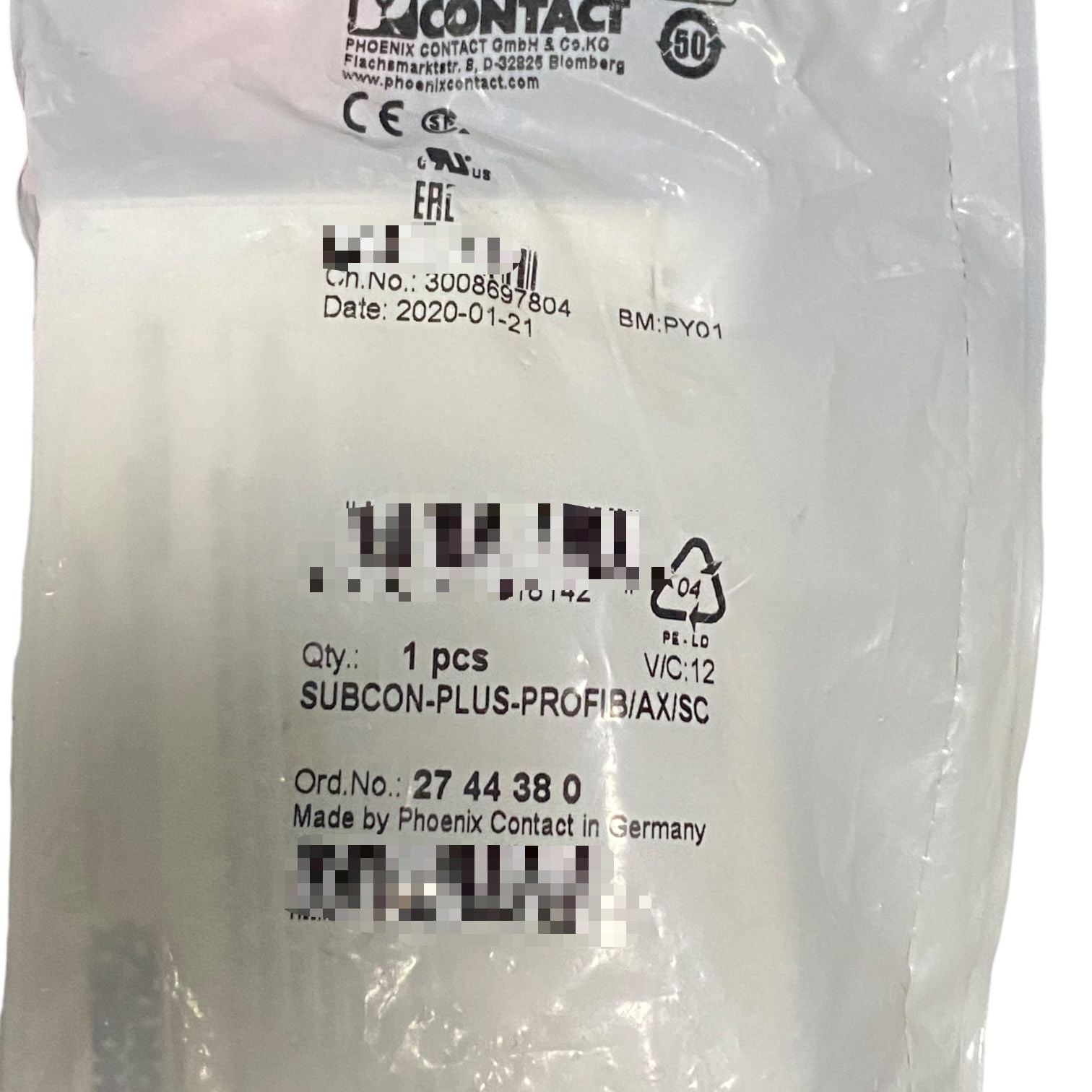 Phoenix Contact SUBCON-PLUS-PROFIB/AX/SC 2744380 Conector