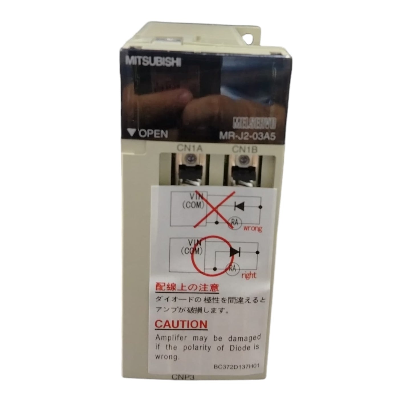 MITSUBISHI MR-J2-03A5 Servoamplificador