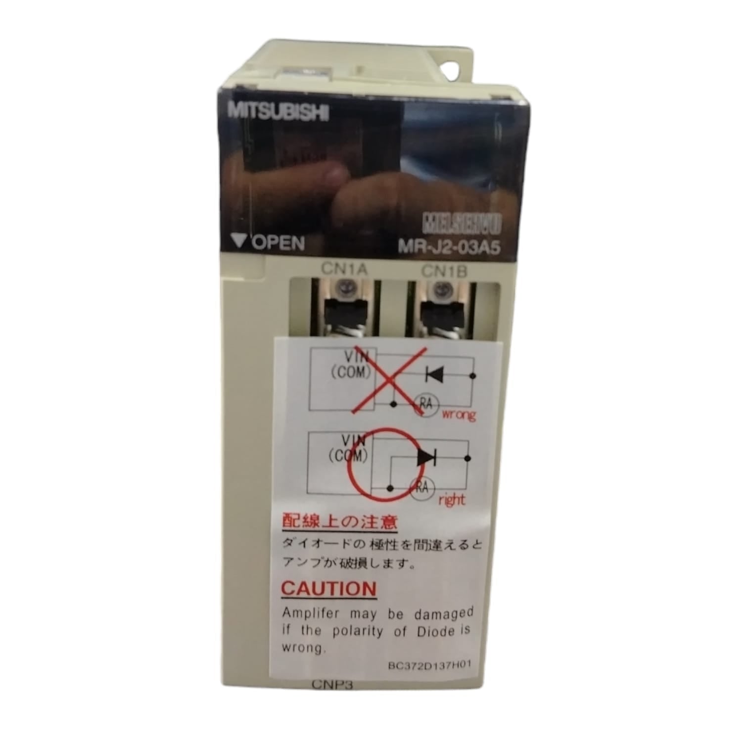 MITSUBISHI MR-J2-03A5 Servoamplificador