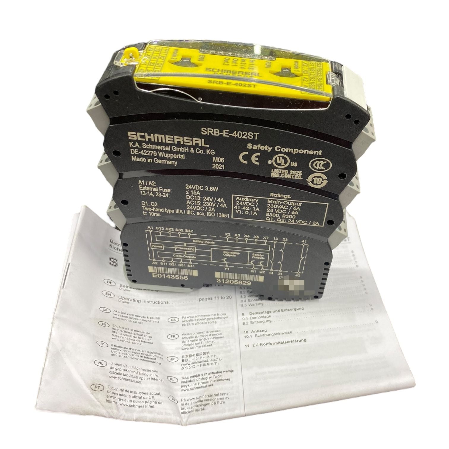 SCHMERSAL SRB-E-402ST Relé de seguridad