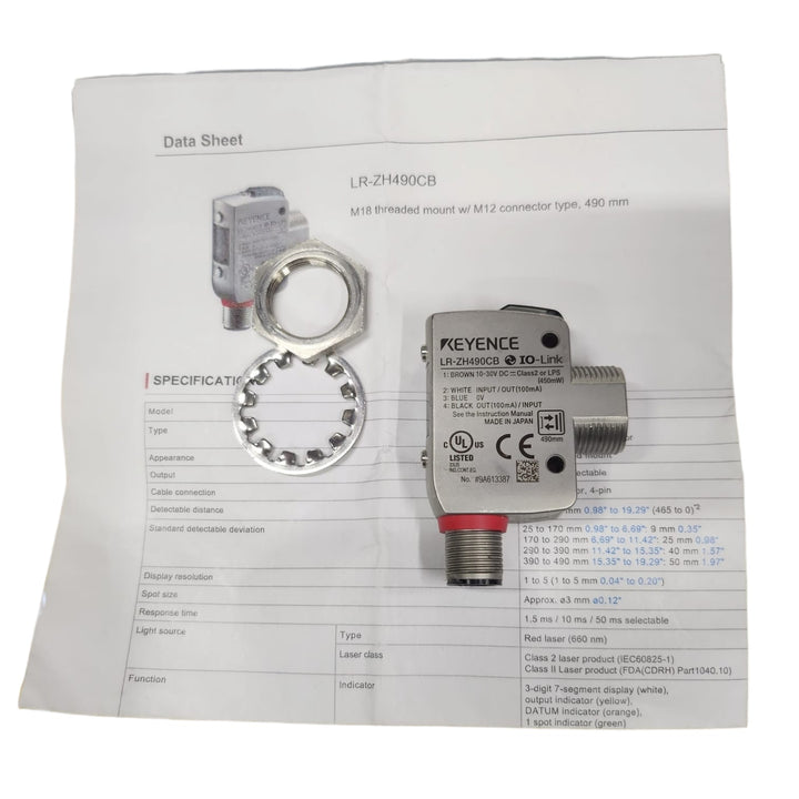 Keyence LR-ZH490CB Sensor láser