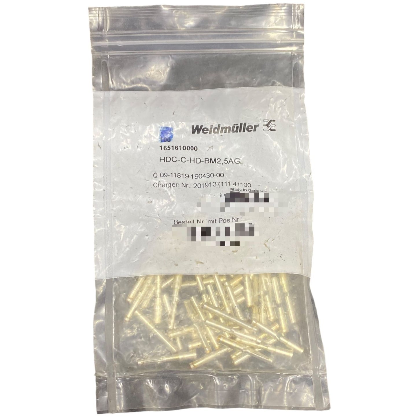 Weidmuller Hdc-c-hd-bm2,5ag 1651610000 Conectores