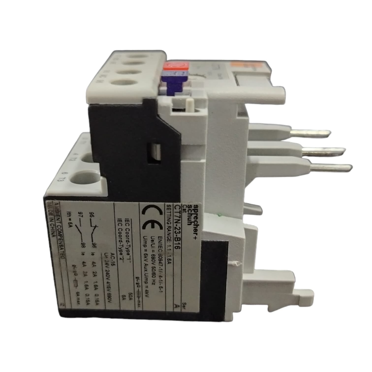 SPRECHER+SCHUH CT7N-23-B16 Relevador