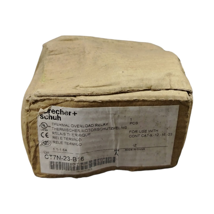 SPRECHER+SCHUH CT7N-23-B16 Relevador