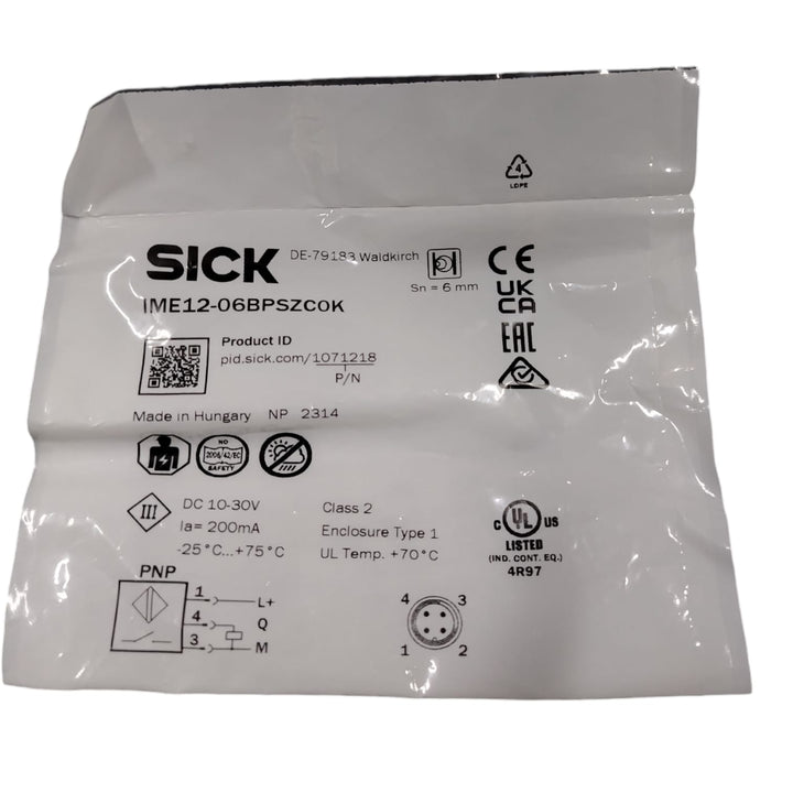 SICK IME12-06BPSZCOK Sensor de proximidad