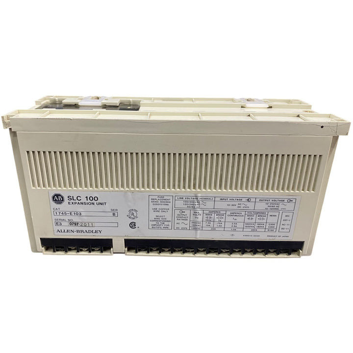 Allen Bradley 1745-e103 Ser B Unidad de procesamiento