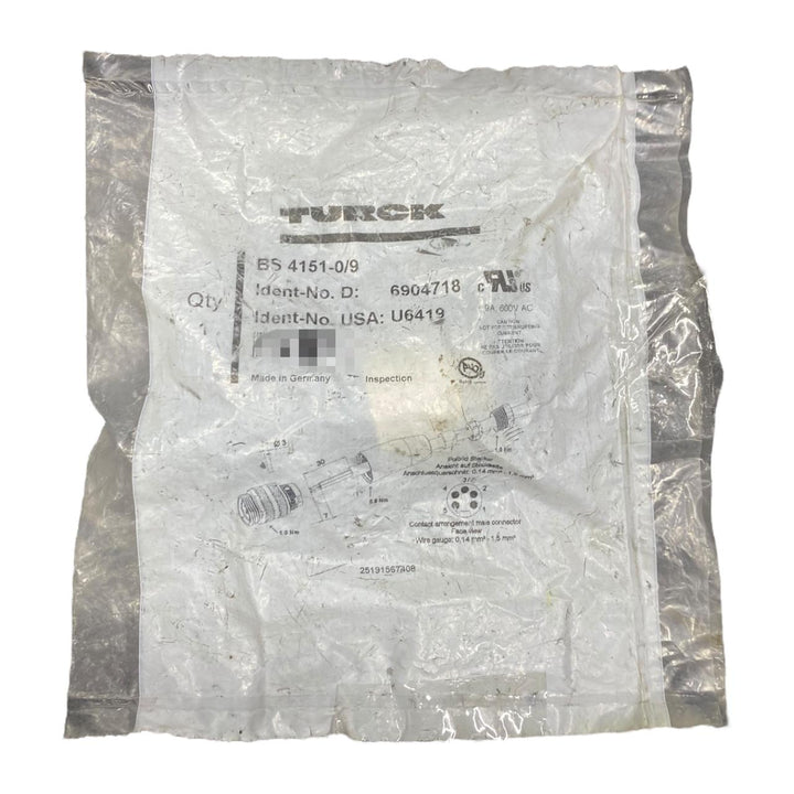 Turck Bs 4151-0/9 Conector
