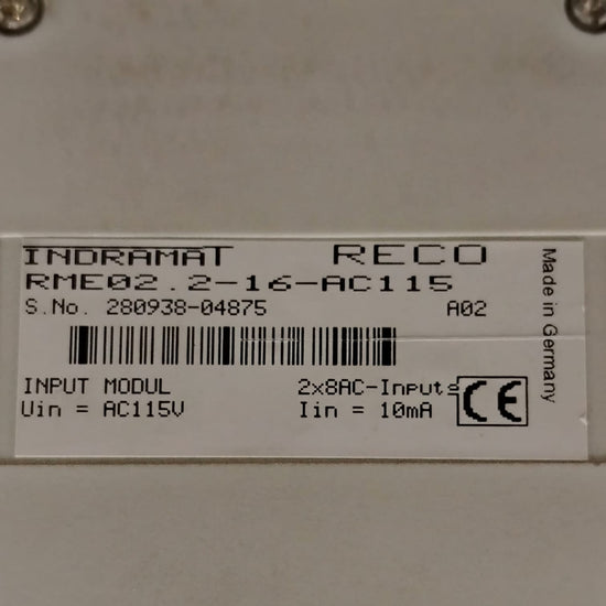REXROTH RME02.2-16-AC115 Módulo de salida