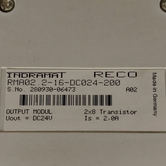 REXROTH Rma02.2-16-dc024-200 Módulo de salida