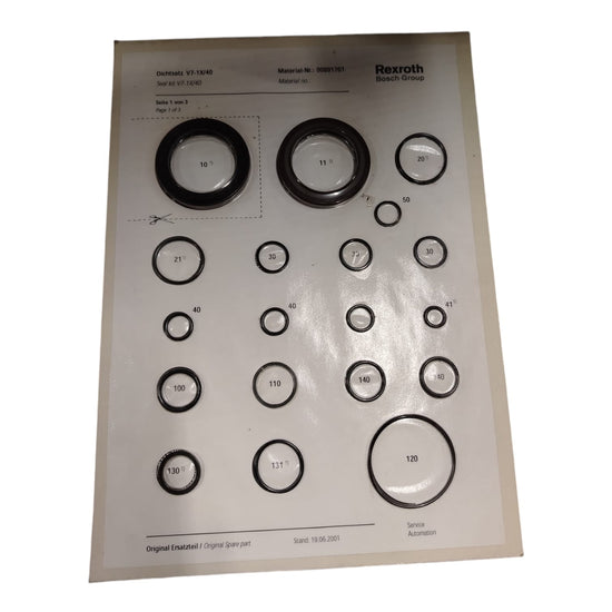 REXROTH V7-1X/40 Kit de gomas