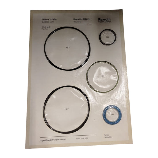 REXROTH V7-1X/40 Kit de gomas
