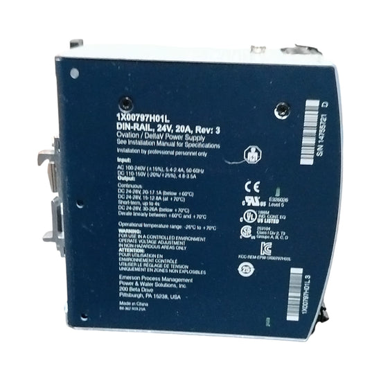 EMERSON 1X00797H01L Fuente de alimentación