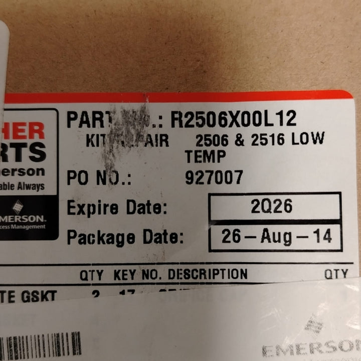 EMERSON R2506X00L12 Kit
