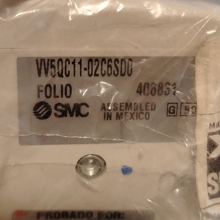 SMC VV5QC11-02C6SD0 Montaje en placa base