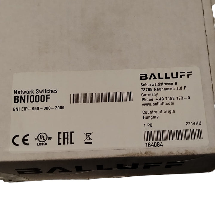 BALLUFF BNI00F BNI EIP-950-000-Z009 Switch