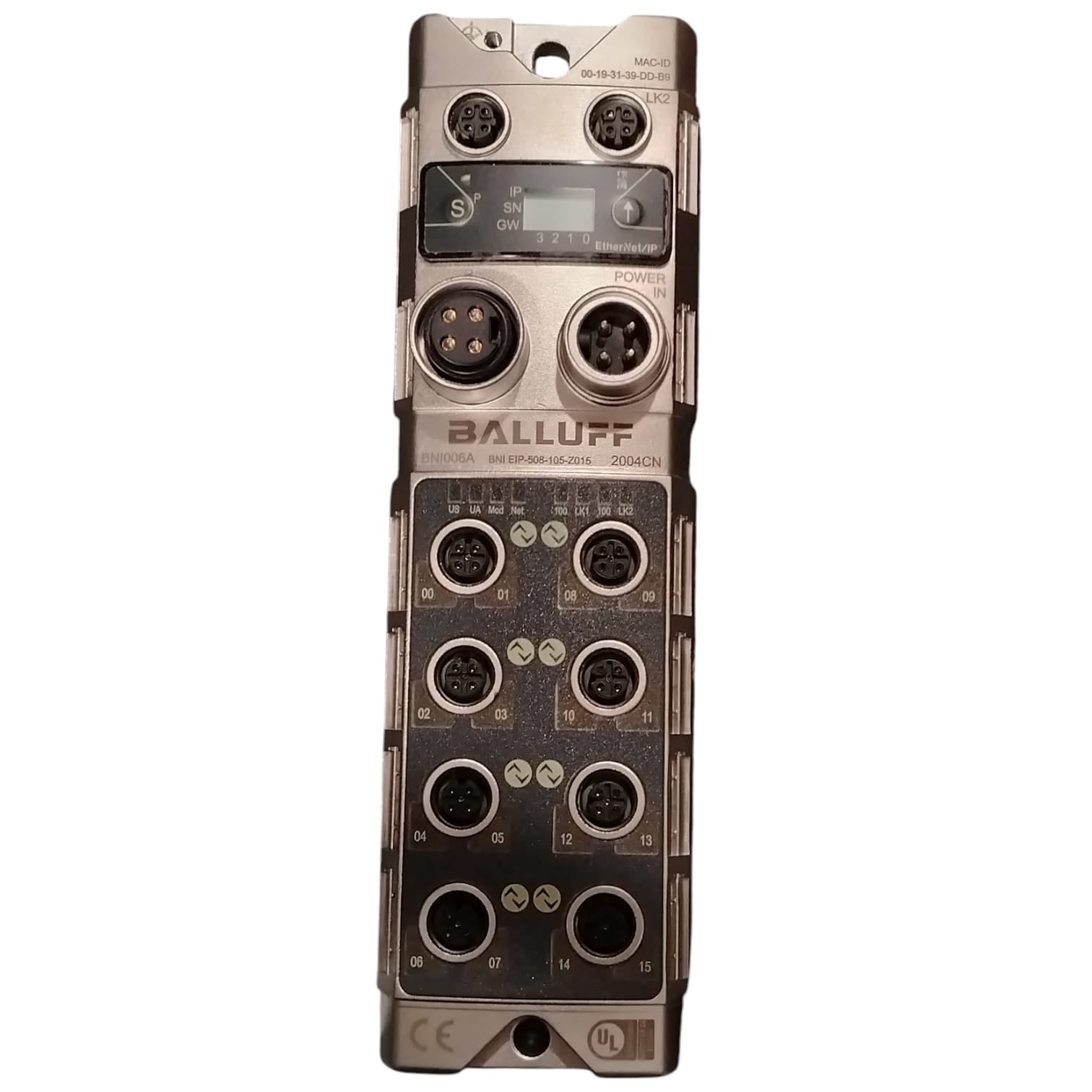 BALLUFF BNI006A BNI EIP-508-105-Z015 Módulo de red para Ethernet/IP