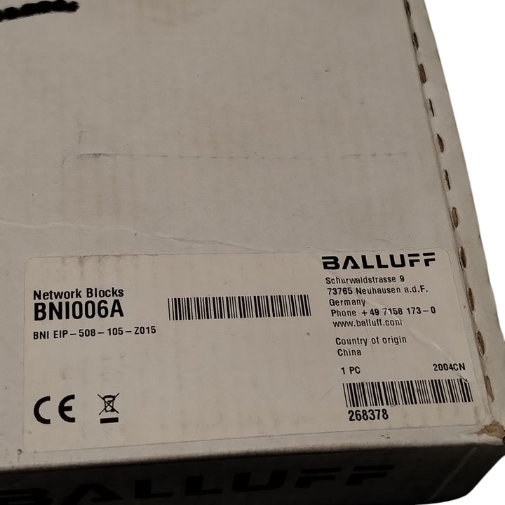 BALLUFF BNI006A BNI EIP-508-105-Z015 Módulo de red para Ethernet/IP