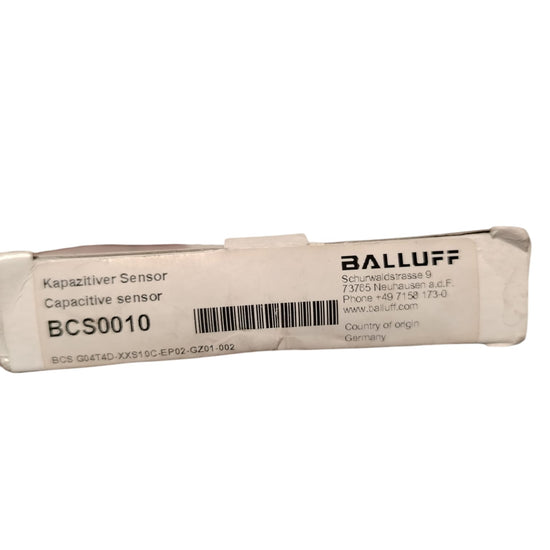 BALLUFF BCS0010 BCS G04T4D-XXS10C-EP02-GZ01-002 Sensor capacitivo