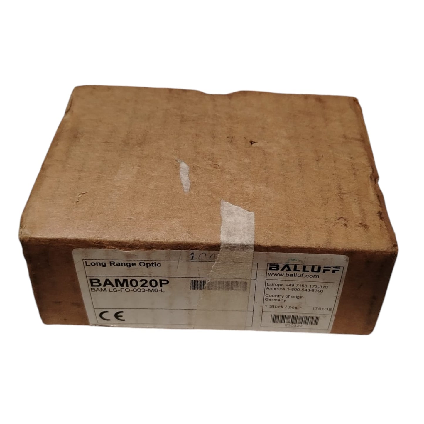BALLUFF BAM LS-FO-003-M6-l BAM020P Lente superpuesta
