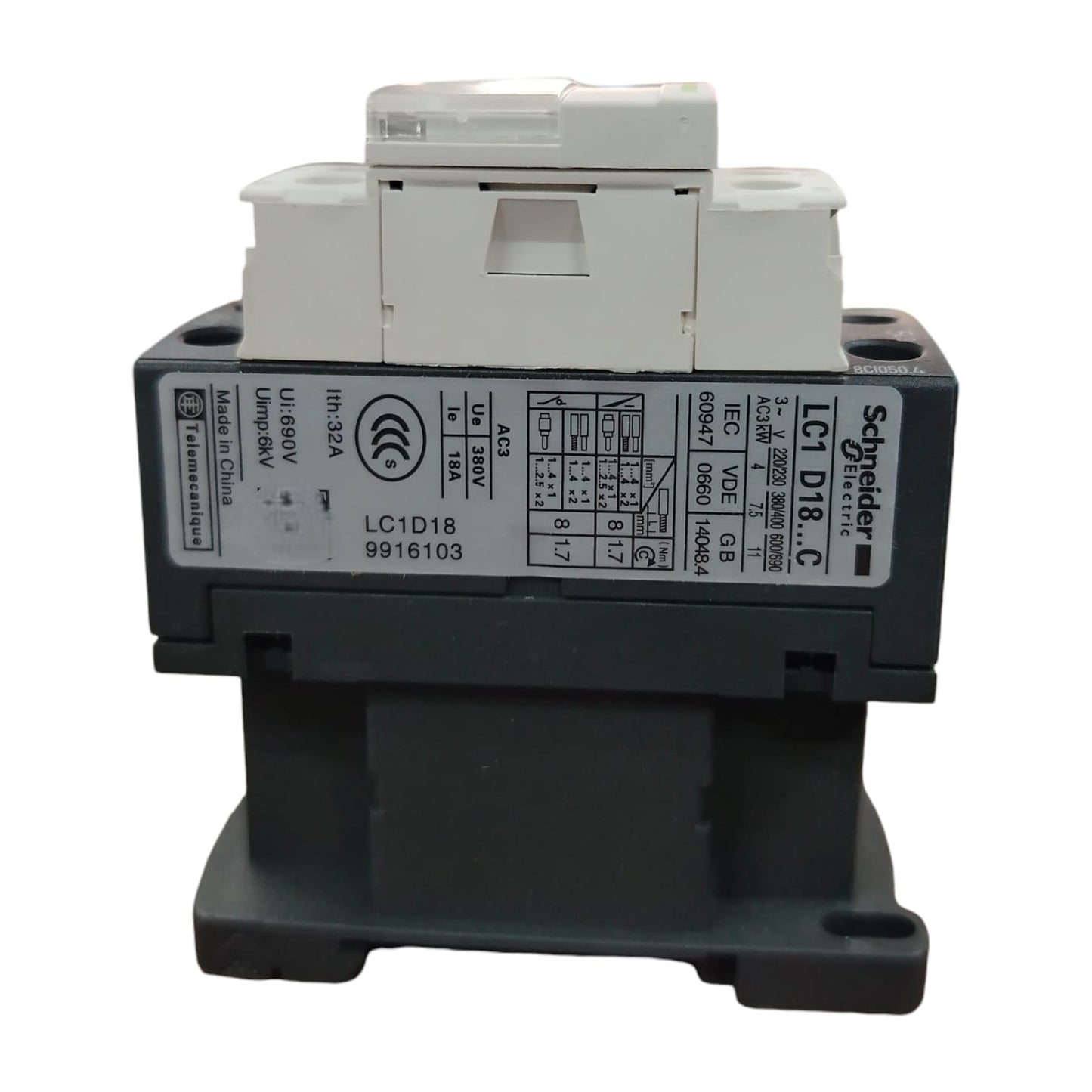 SCHNEIDER ELECTRIC	LC1D18 Contactor