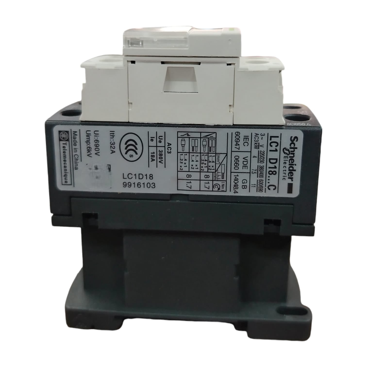 SCHNEIDER ELECTRIC	LC1D18 Contactor