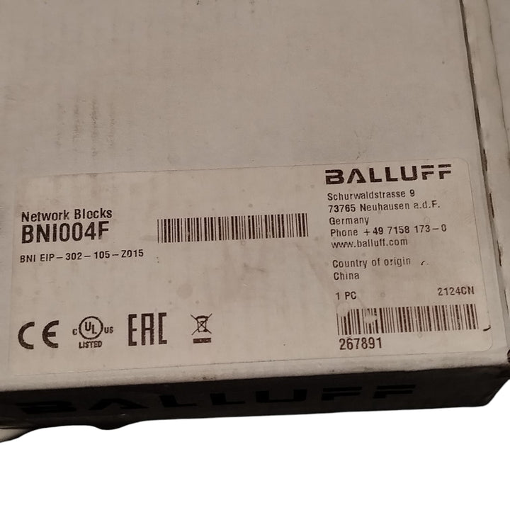 BALLUFF BNI004F BNI EIP-302-105-Z015 Módulo de red para Ethernet/IP