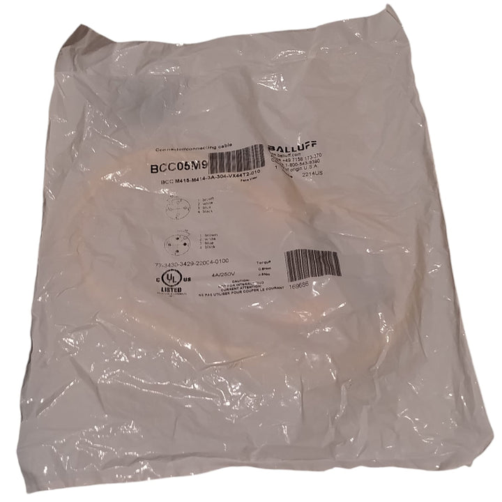 BALLUFF BCC05M9 BCC M415-M414-3A-304-VX44T2-010 Cable de conexión