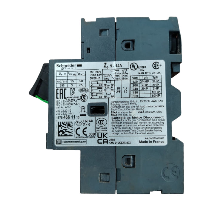 SCHNEIDER ELECTRIC	GV2ME16 Interruptor termomagnético