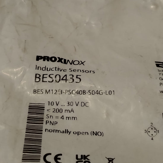 BALLUFF BES0435 BES M12EI-PSC40B-S04G-L01 Sensor inductivo
