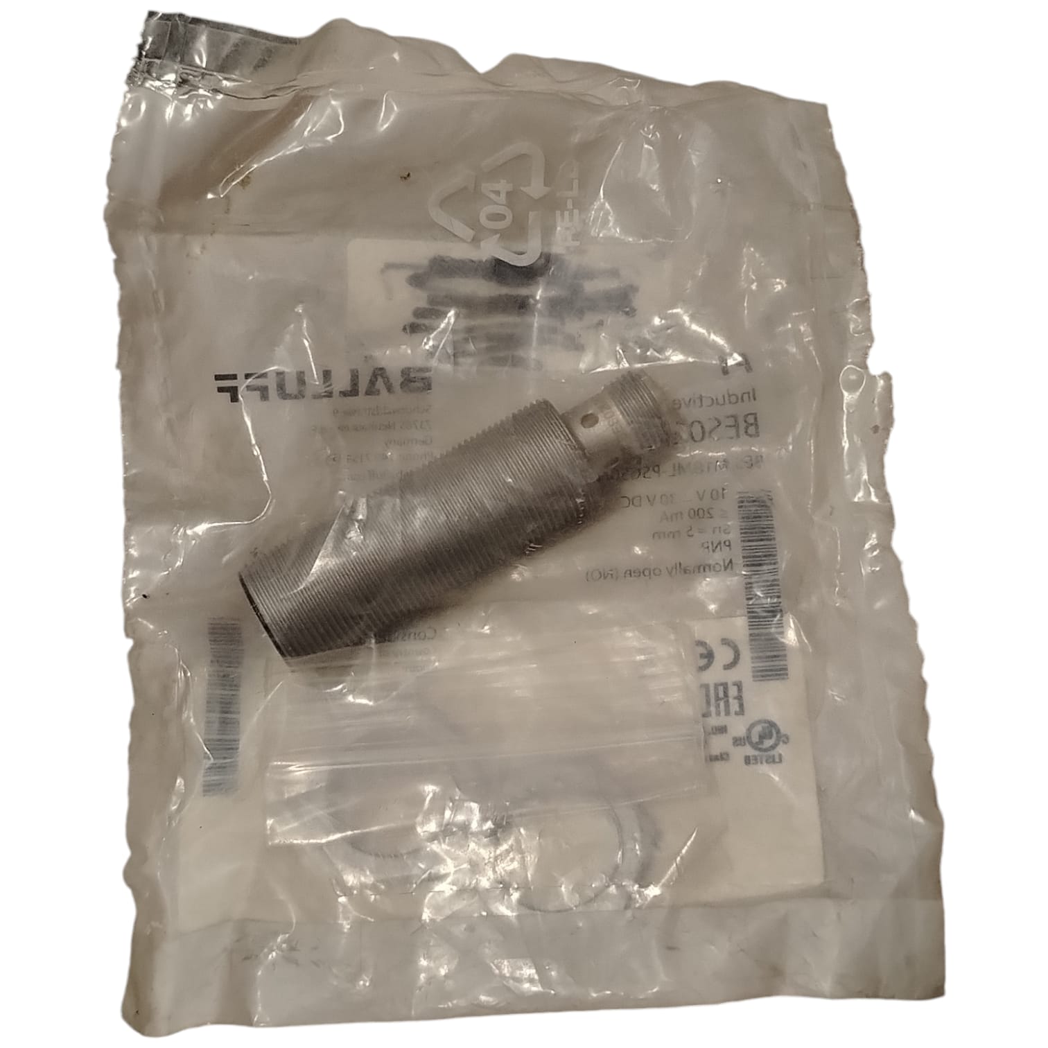 BALLUFF BES02KK BES M18ML-PSC50A-S04G-W01 Sensor inductivo