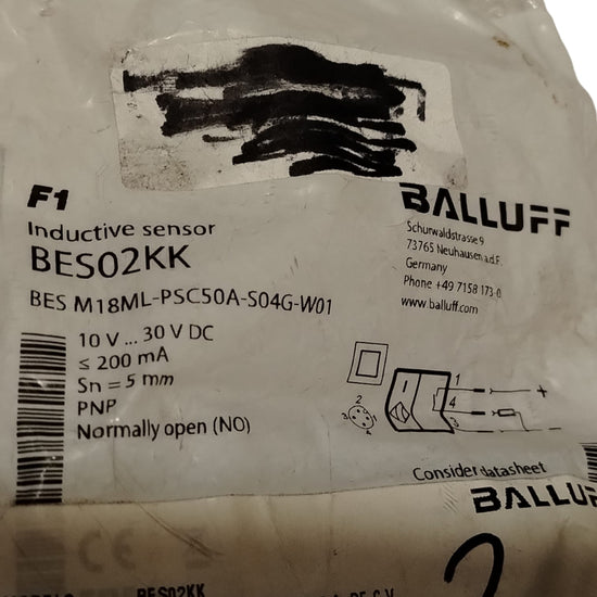 BALLUFF BES02KK BES M18ML-PSC50A-S04G-W01 Sensor inductivo