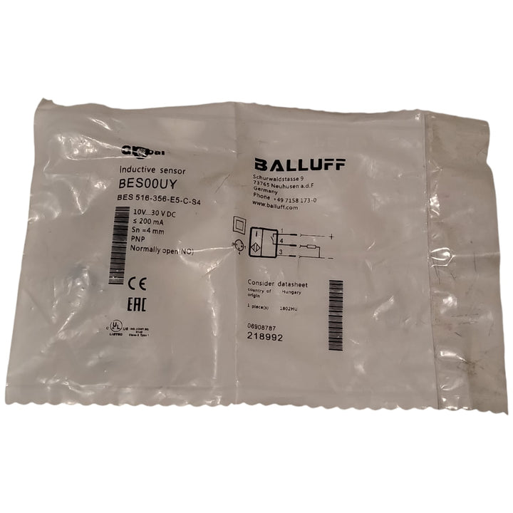 BALLUFF BES00UY BES 516-356-E5-C-S4 Sensor de proximidad