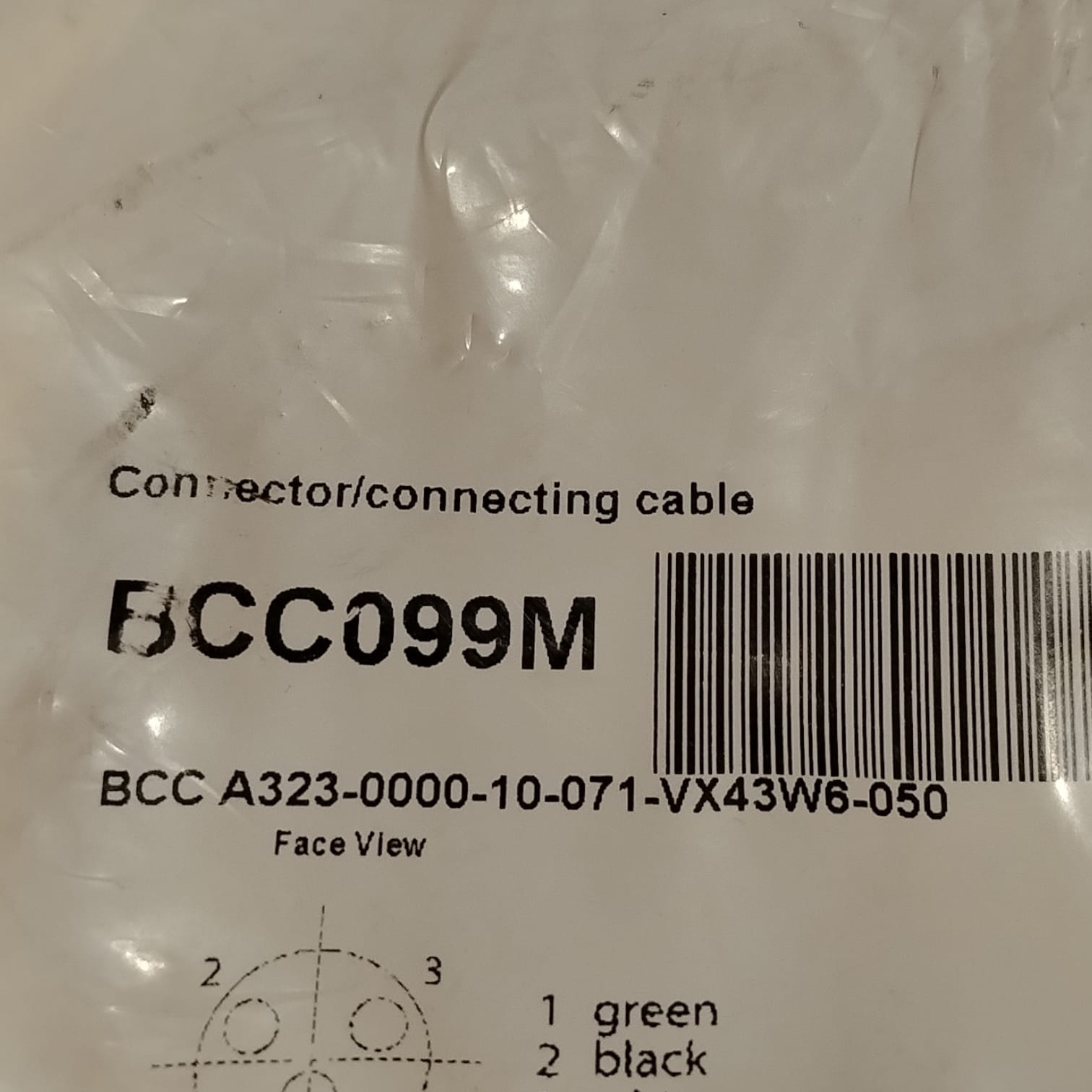 BALLUFF BCC099M BCC A323-0000-10-071-VX43W6-050 Cable de conexión