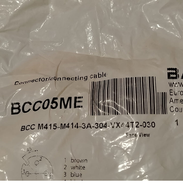 BALLUFF BCC05ME BCC M415-M414-3A-304-VX44T2-030 Cable de conexión