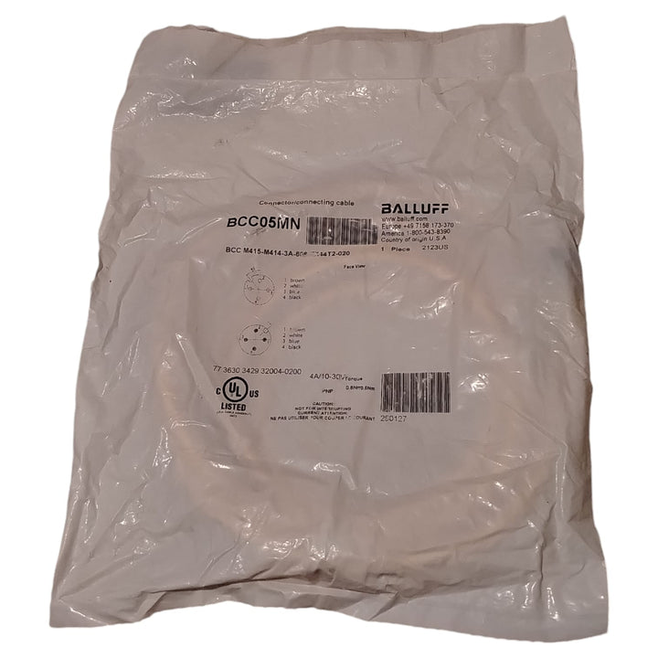 BALLUFF BCC05MN BCC M415-M414-3A-606-EX44T2-020 Cable de conexión