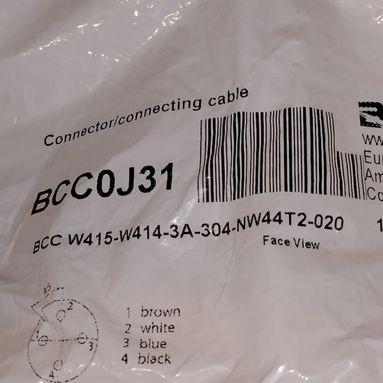 BALLUFF BCC0J31 BCC W415-W414-3A-304-NW44T2-020 Cable de conexión
