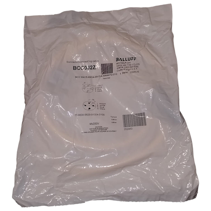 BALLUFF BCC0J2Z BCC W415-W414-3A-304-NW44T2-010 Cable de conexión