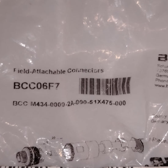 BALLUFF BCC06F7 BCC M434-0000-2A-000-51X475-000 Conector